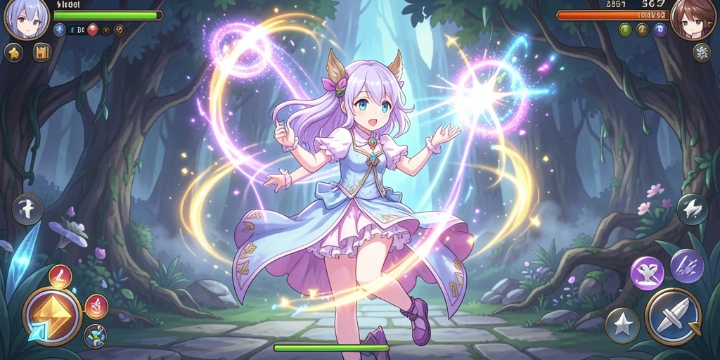 Screenshot menunjukkan mode multiplayer yang kompetitif.