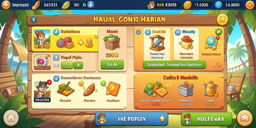 Misi seru dengan tantangan yang bervariasi.