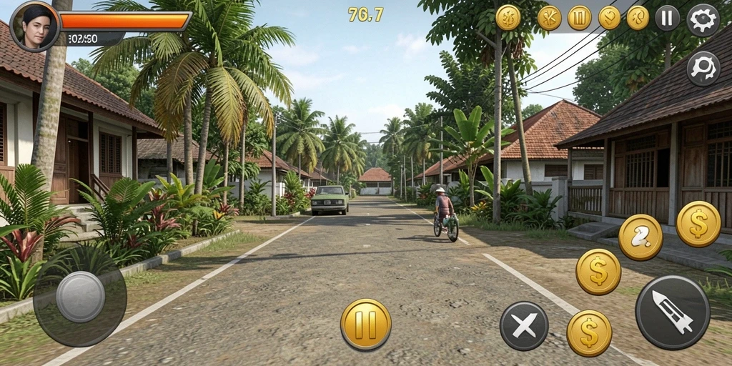 Fitur sosial FUNGAME777 yang memungkinkan interaksi antar pemain.