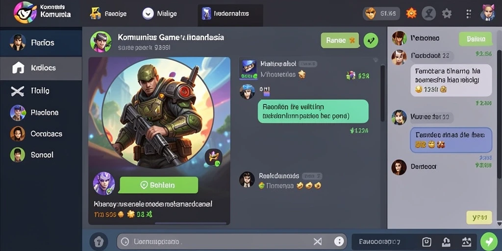 Screenshot dari fitur komunitas yang aktif dan mendukung.